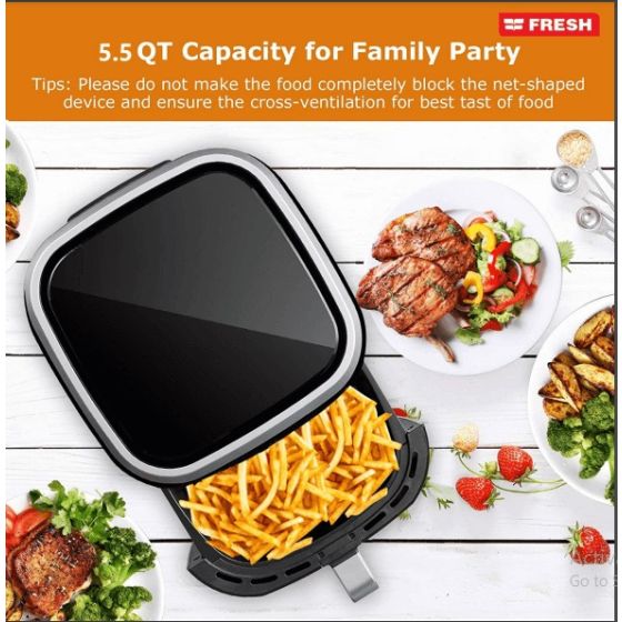 قلاية هوائية ميكانيكال فريش 7 لتر - X-Large FAF-M1800B(ك.10805)